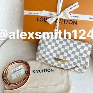 SOLD Louis Vuitton favorite BRAND NEW Damier Azur